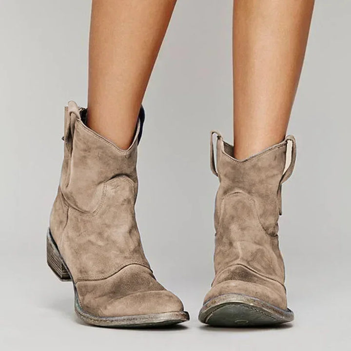 Dael - Vintage Cowboy Ankle Boots